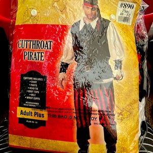Pirate costume plus size mens